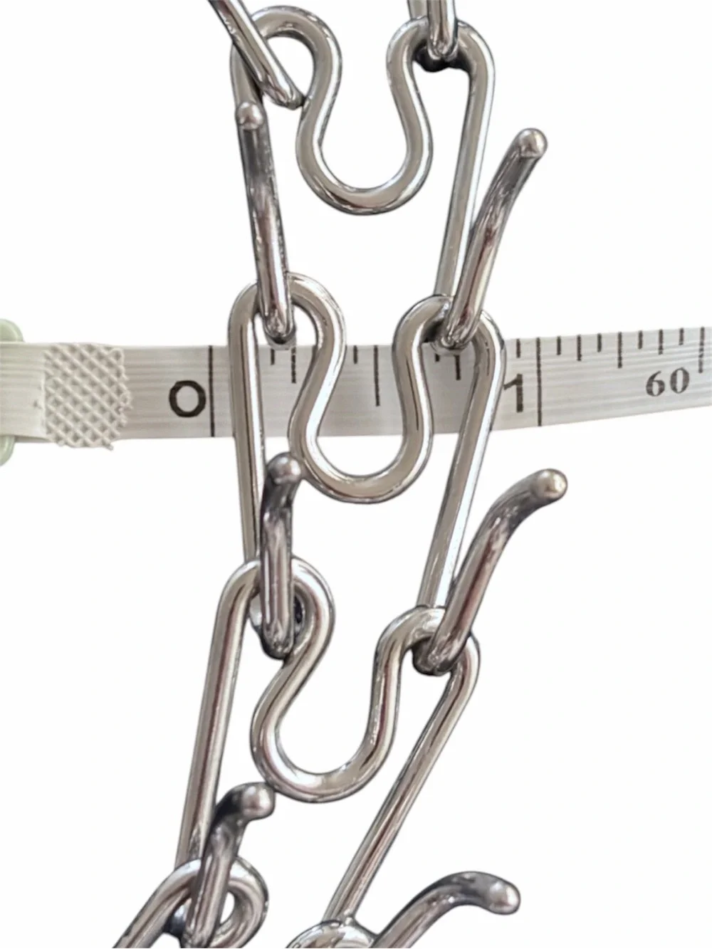 Silver Prong Dog Collar - 1” Prongs, 12” Length